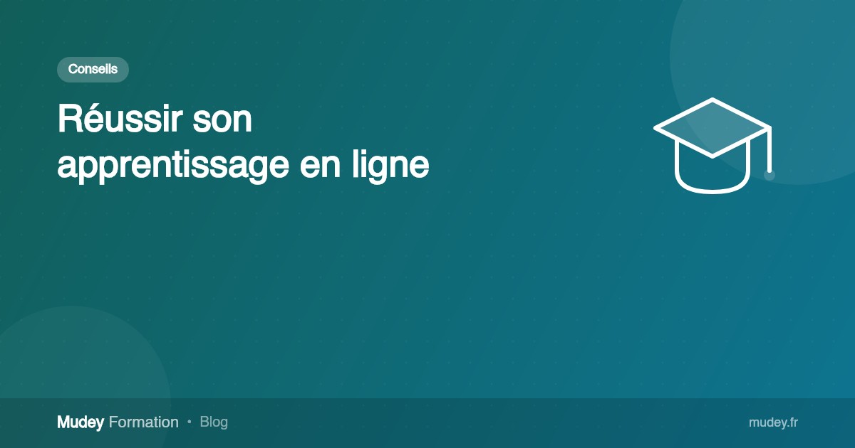 Comment réussir son apprentissage en ligne : 7 conseils pratiques